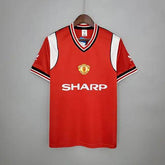 Manchester United 85/86 home Football kit - Footyb